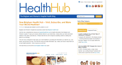 Desktop Screenshot of healthhub.brighamandwomens.org